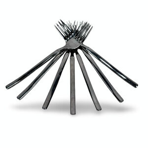 Zwilling J.A. Henckels Dinner Forks 8" Opus Stainless Steel Flatware Lot of 7